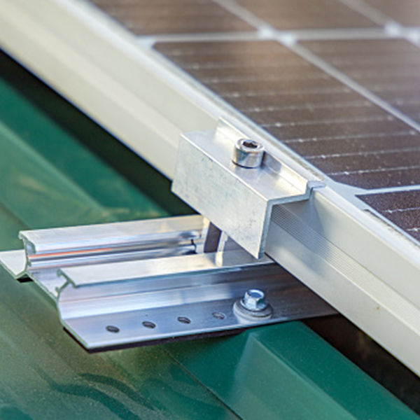 Solar Panel Holder Mounting Bracket at Corrugated Roof